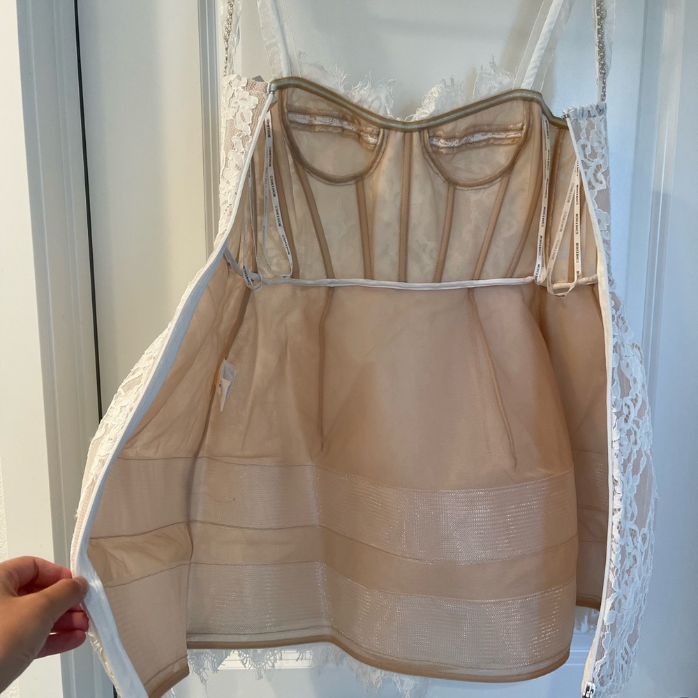 NEW BRONX AND BANCO Colette Lace Mini Dress - Picture 12 of 17